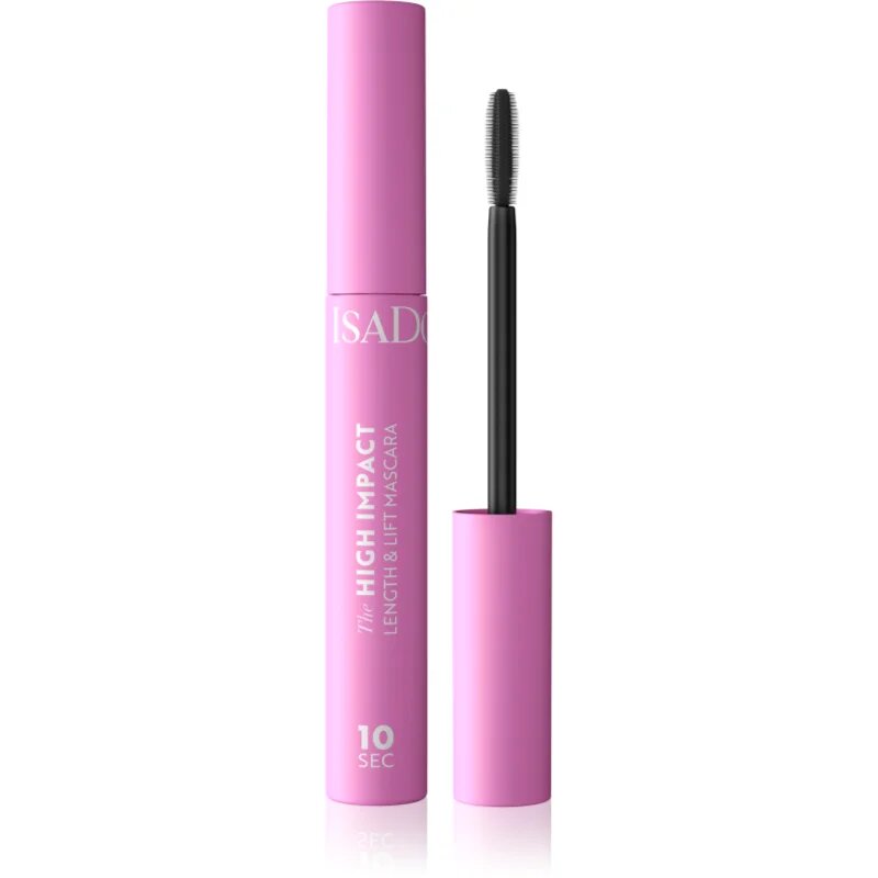 IsaDora The 10 Sec High Impact Lenght & Lift maskara za podaljšanje in ločevanje trepalnic odtenek 01 Black 9 ml