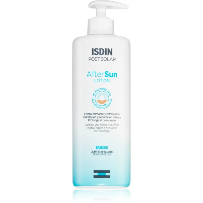ISDIN After Sun Lotion losjon za telo za sončenje za pomirjanje lasišča 400 ml