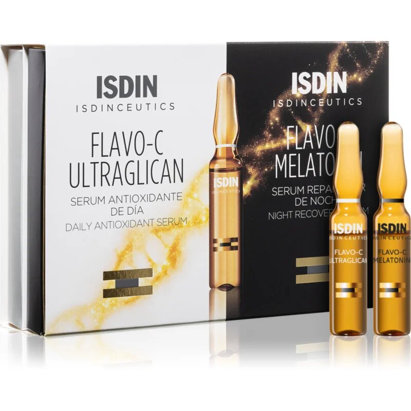 ISDIN ceutics Flavo-C Day and Night serum za obraz za dan in noč 1 kos