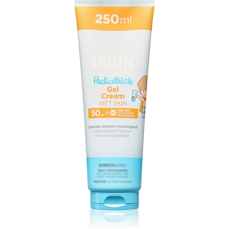ISDIN Fotoprotector Pediatrics gelasta krema proti sončnemu sevanju za otroke SPF 50 250 ml