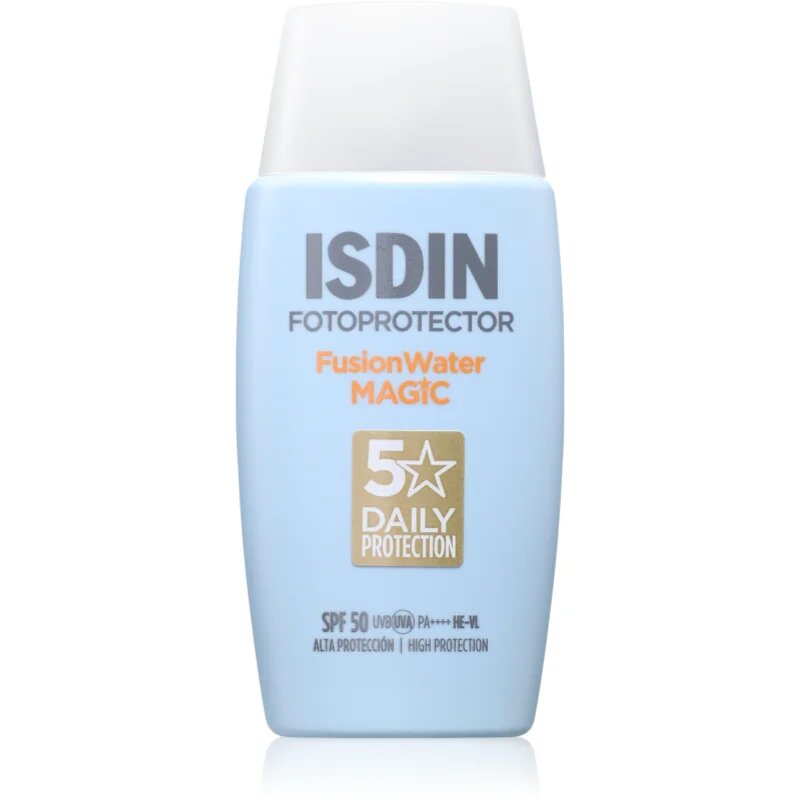 ISDIN Fusion Water krema za sončenje za obraz SPF 50 50 ml