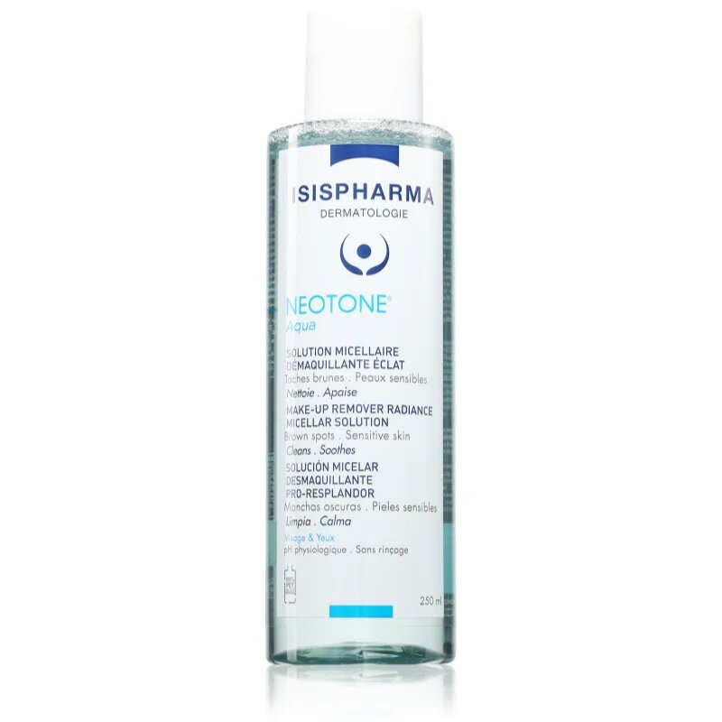 ISISPHARMA Neotone Aqua čistilna micelarna voda za odstranjevanje ličil 250 ml