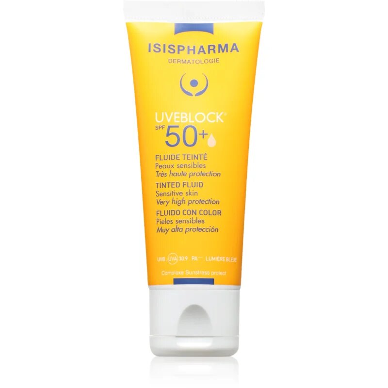 ISISPHARMA Uveblock SPF 50+ Fluid tonirani fluid SPF 50+ 40 ml