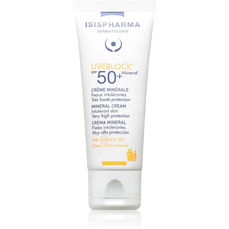 ISISPHARMA Uveblock SPF 50+ Mineral mineralna krema SPF 50+ 40 ml