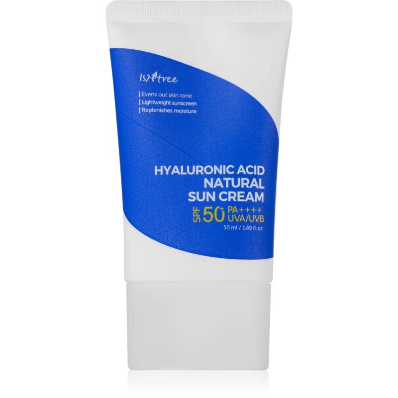 Isntree Hyaluronic Acid mineralna krema za sončenje za občutljivo kožo SPF 50+ 50 ml