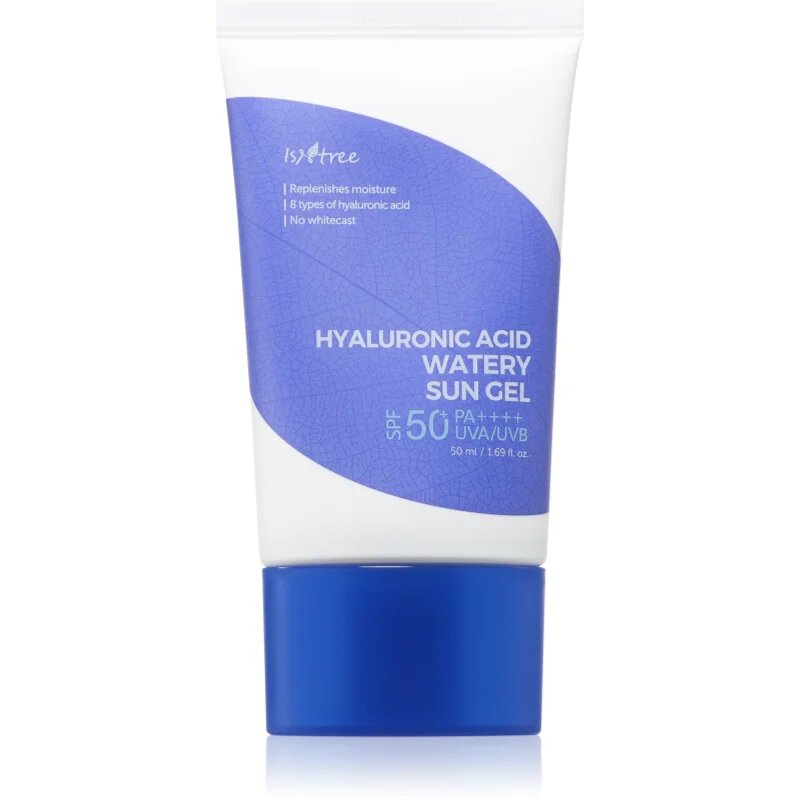 Isntree Hyaluronic Acid zaščitna gelasta krema za občutljivo in suho kožo SPF 50+ 50 ml
