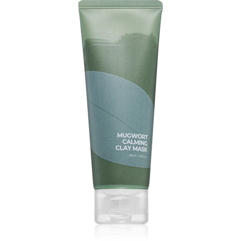 Isntree Real Mugwort globoko čistilna maska za problematično in mastno kožo 100 ml