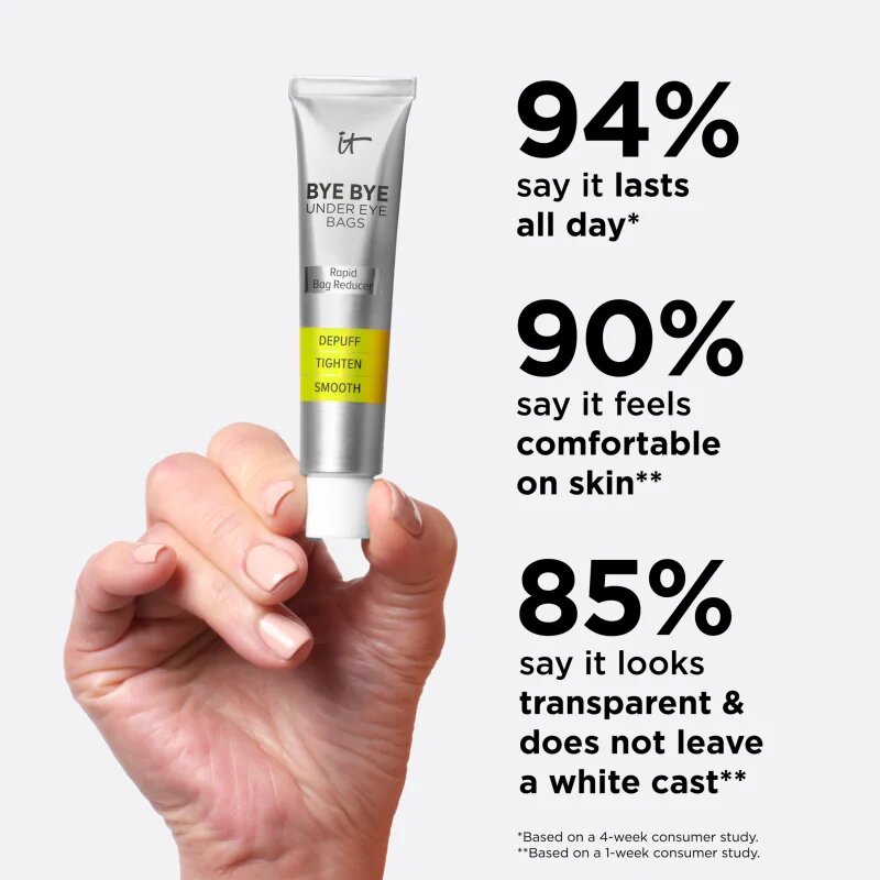 IT Cosmetics Bye Bye Under Eye Bags posvetlitvena krema za predel okoli oči proti zabuhlosti in temnim kolobarjem za ženske 15 ml