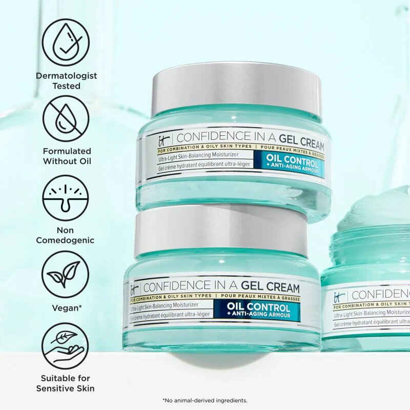 IT Cosmetics Confidence In a Gel Cream vlažilna krema za obraz brez olja za ženske 60 ml