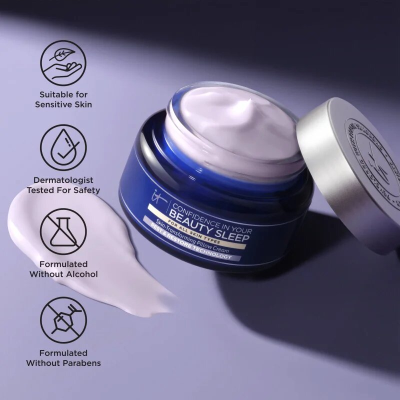 IT Cosmetics Confidence In Your Beauty Sleep pomlajevalna in gladilna nočna krema 60 ml