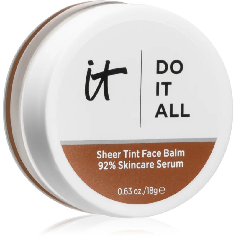 IT Cosmetics Do it all Face Balm lahki vlažilni tekoči puder odtenek Rich Deep Neutral 520 18 g