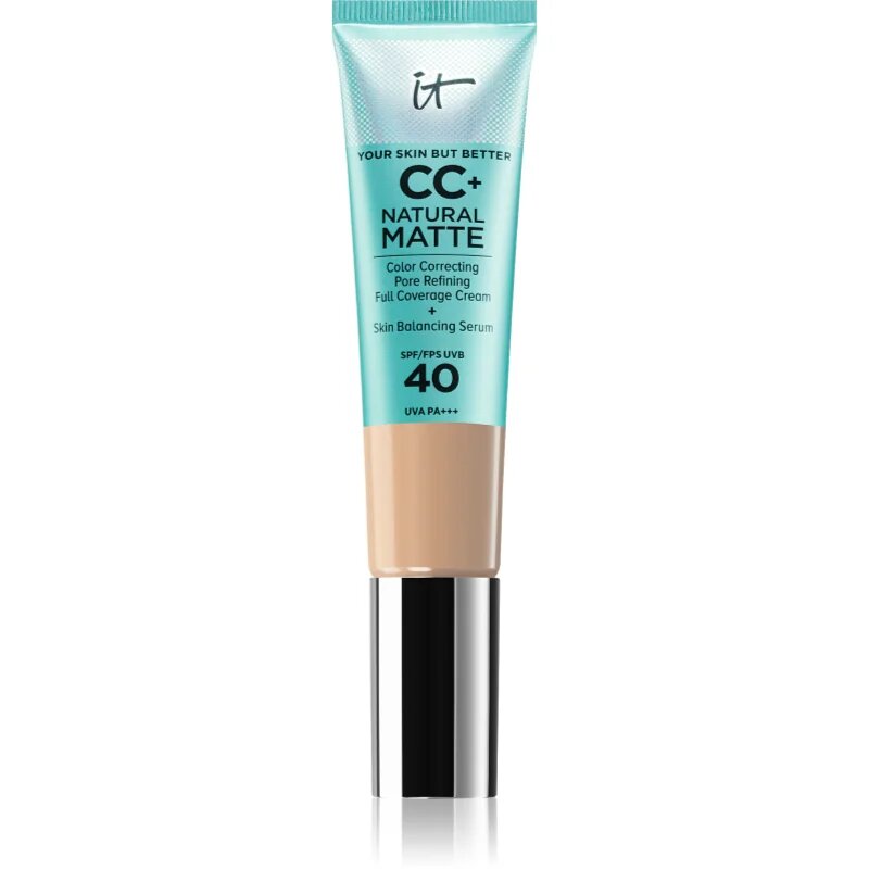 IT Cosmetics Your Skin But Better CC+ Natural Matte CC krema za mat videz SPF 40 Light 32 ml