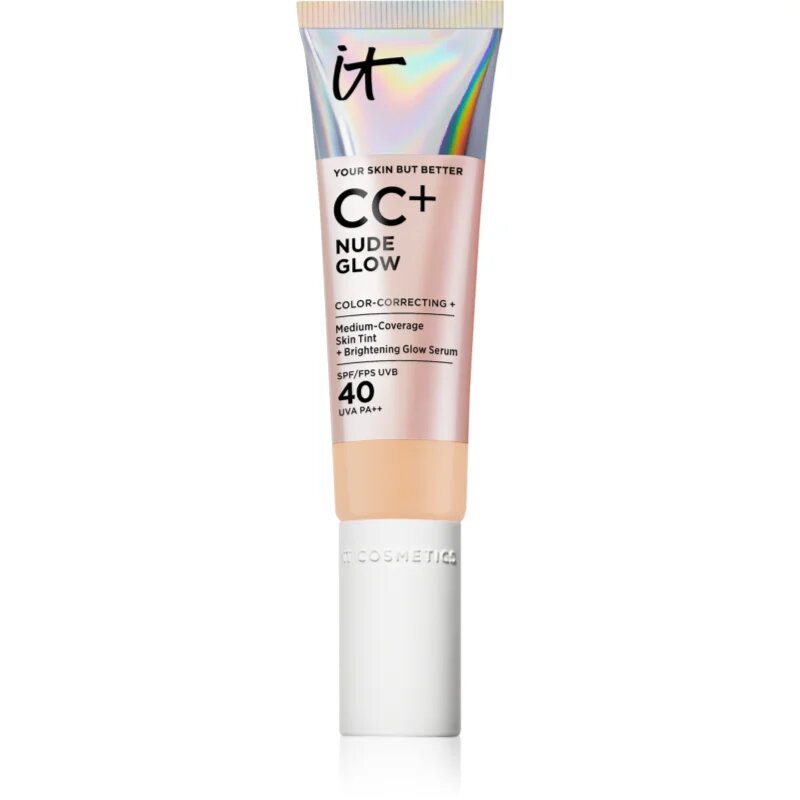 IT Cosmetics Your Skin But Better CC + Nude Glow CC krema za osvetlitev kože SPF 40 Medium 32 ml