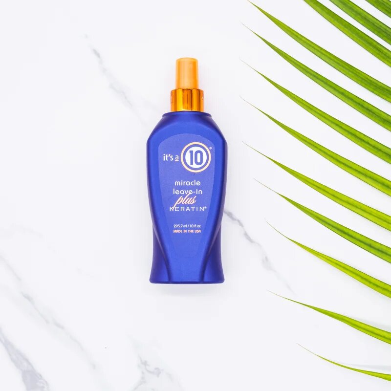 it's a 10 Plus Keratin Miracle Leave-in balzam brez spiranja za poškodovane in barvane lase 295.7 ml