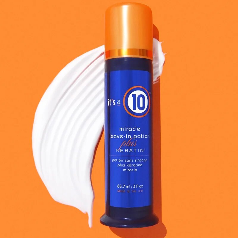 it's a 10 Plus Keratin Miracle Leave-in Potion balzam brez spiranja za sijaj in mehkobo las 88.7 ml