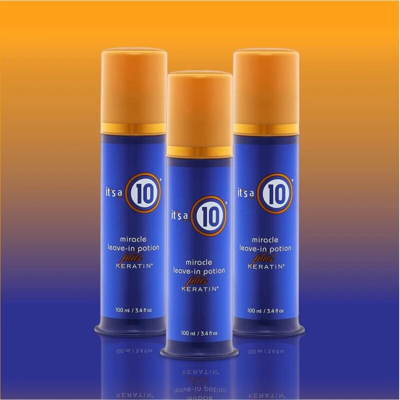 it's a 10 Plus Keratin Miracle Leave-in Potion balzam brez spiranja za sijaj in mehkobo las 88.7 ml