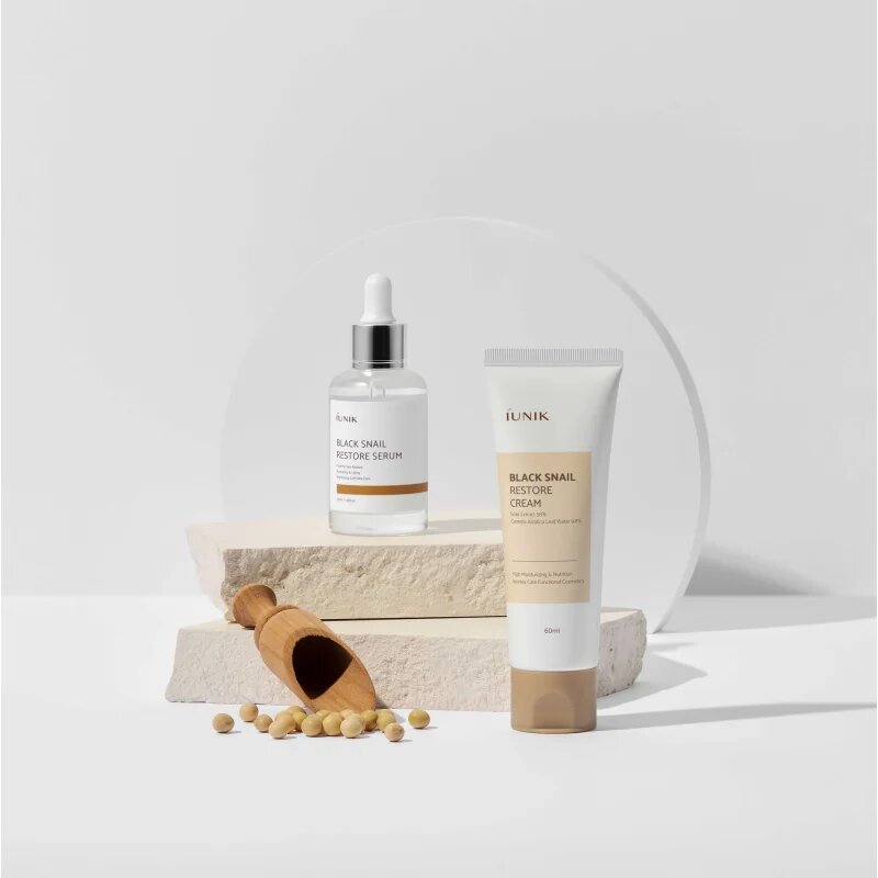 iUnik Black Snail regeneracijski serum proti gubam 50 ml