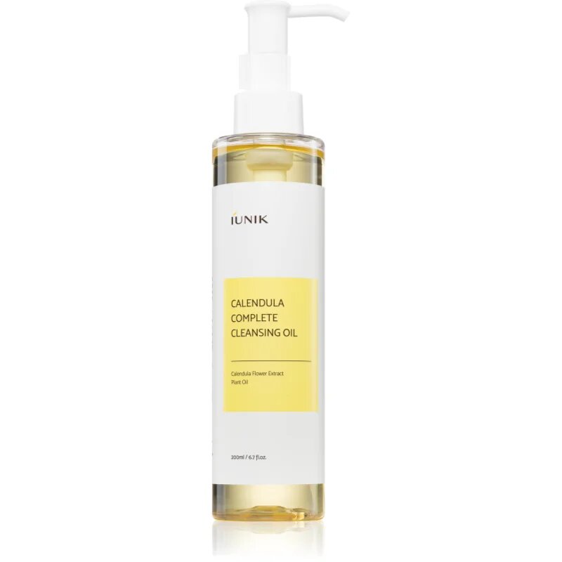 iUnik Calendula Complete Cleansing Oil čistilno olje za odstranjevanje ličil za občutljivo kožo 200 ml