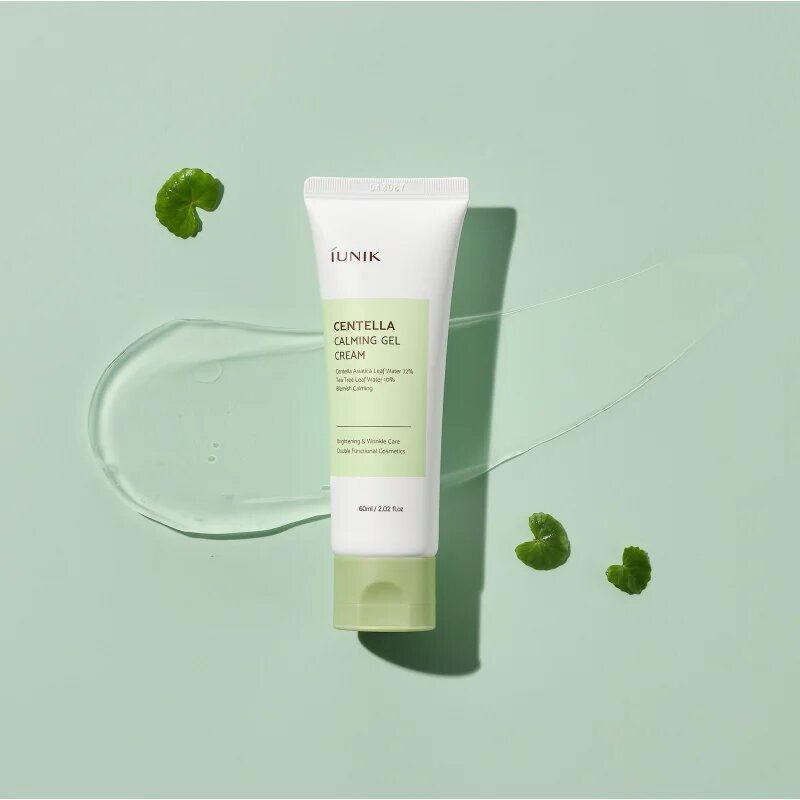 iUnik Centella Calming Gel Cream lahka gelasta krema za pomiritev kože 60 ml