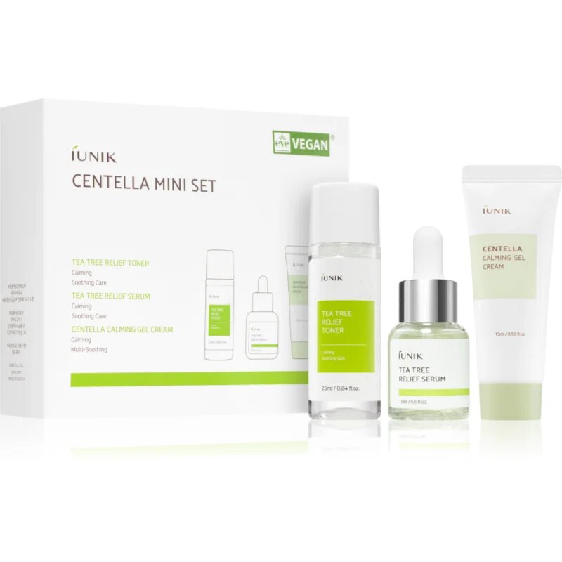 iUnik Centella Mini Set Potovalni set za pomiritev kože