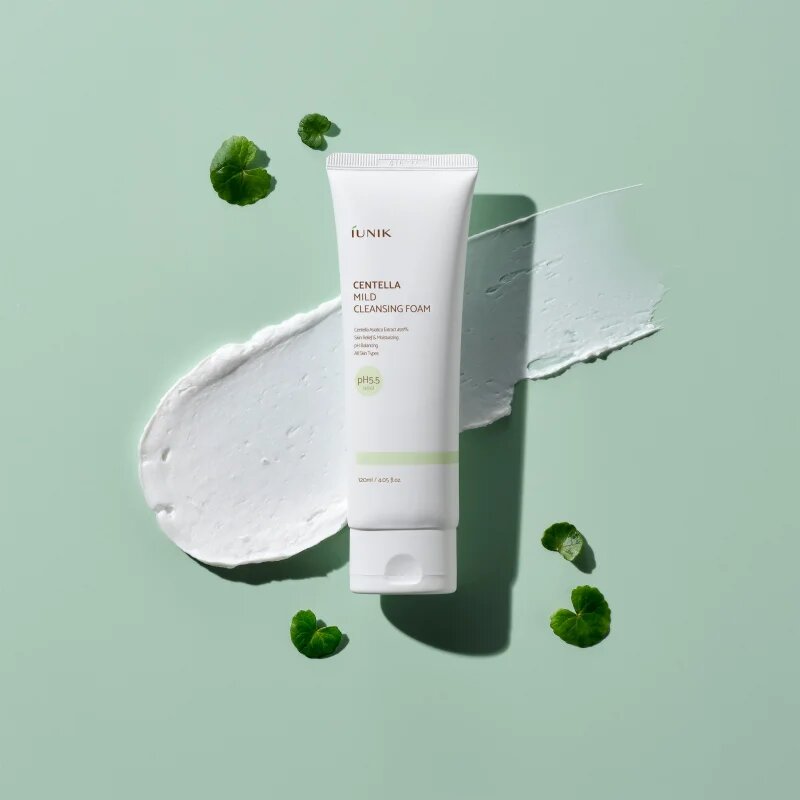 iUnik Centella nežna čistilna penasta krema 120 ml