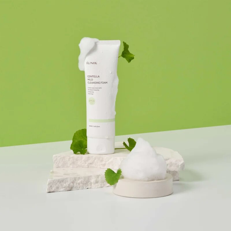 iUnik Centella nežna čistilna penasta krema 120 ml
