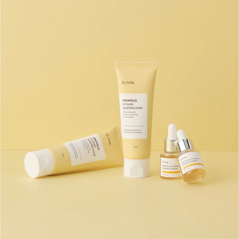 iUnik Propolis Vitamin set za osvetljevanje kože in hidratacijo