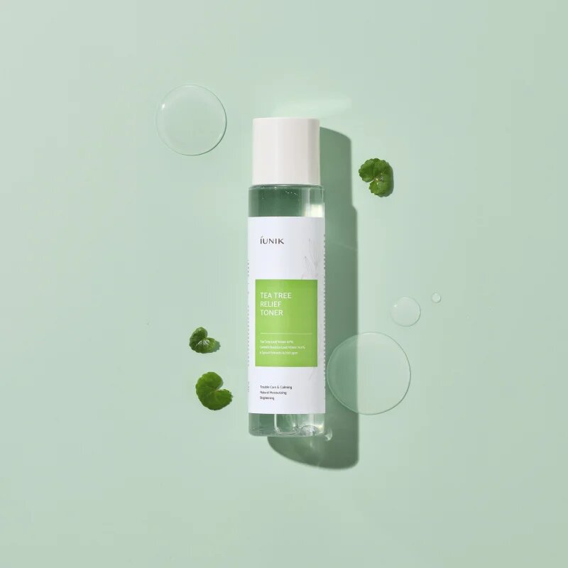 iUnik Tea Tree pomirjajoči tonik za občutljivo k aknam nagnjeno kožo 200 ml