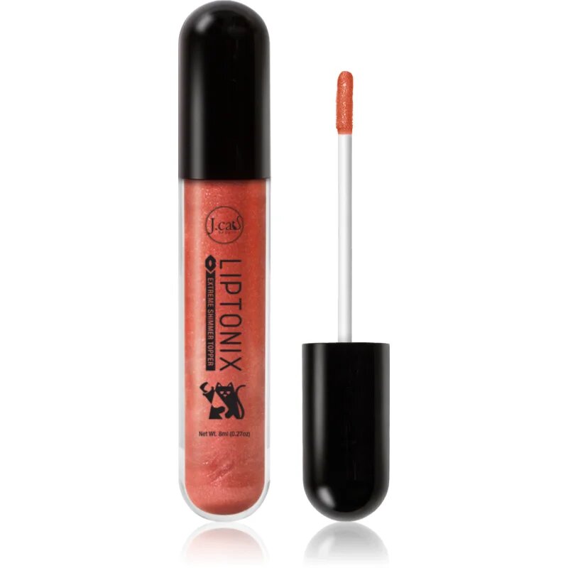 J.Cat Beauty Liptnix Extreme Shimmer Topper bleščeči sijaj za ustnice odtenek 109 Atomic Girl 8 g