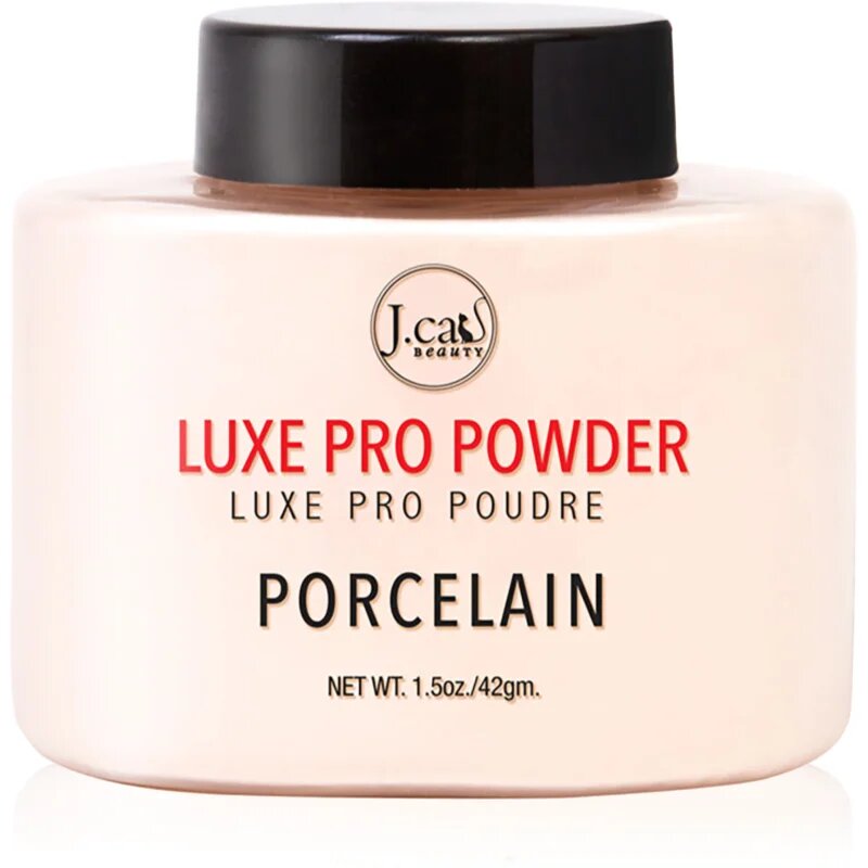 J.Cat Beauty Luxe Pro fiksacijski puder v prahu z mat učinkom odtenek 103 Porcelain 42 g