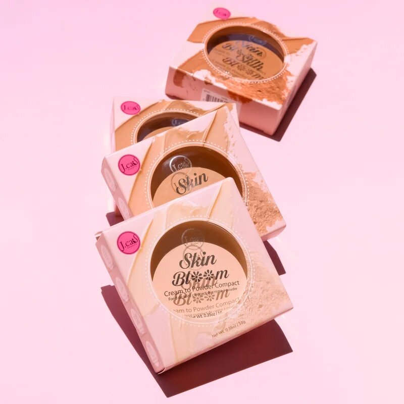 J.Cat Beauty Skin Bloom kremni kompaktni make-up za polno prekrivanje odtenek 105 Taupe 7.5 g
