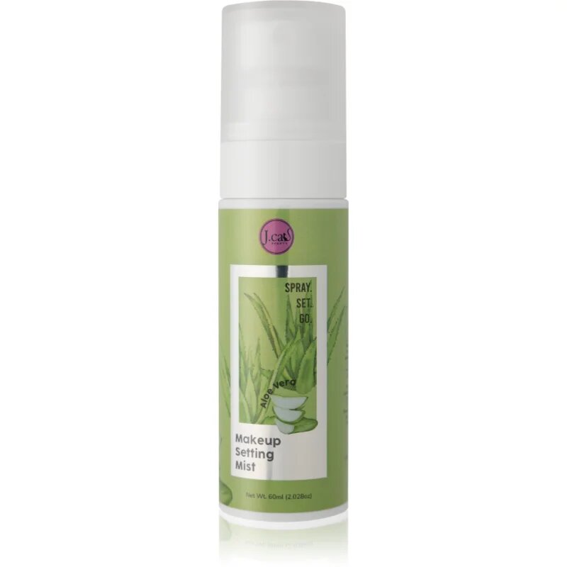 J.Cat Beauty Spray Set Go pršilo za fiksiranje make-upa z aloe vero 60 ml