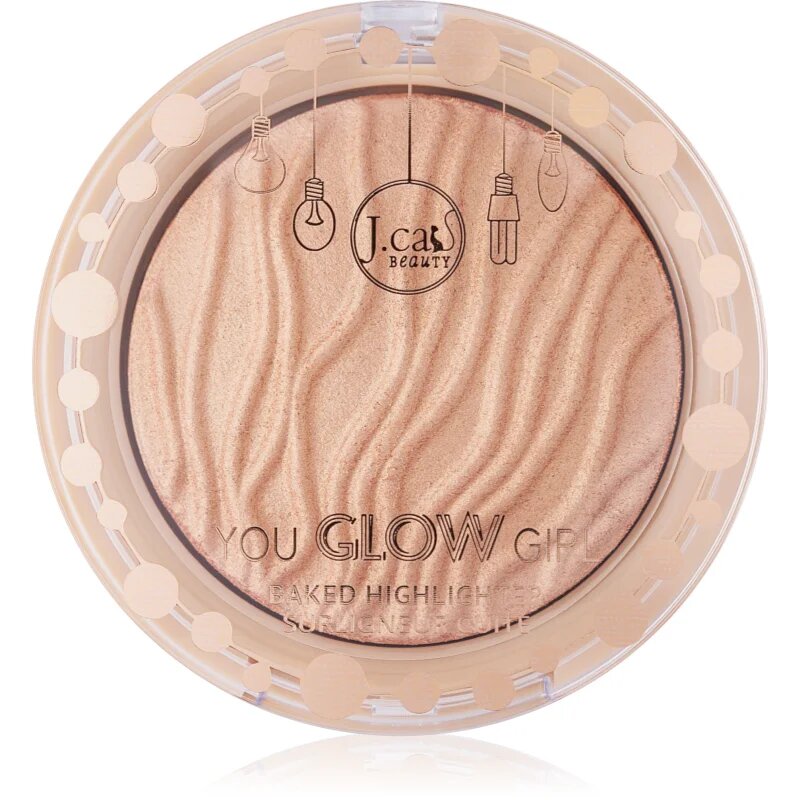 J.Cat Beauty You Glow Girl zapečen osvetljevalec odtenek 110 Solstice Beam 8.5 g
