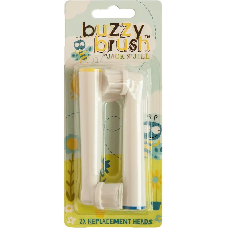 Jack N’ Jill Buzzy Brush nadomestne glave za zobno ščetko Buzzy Brush 2 kos