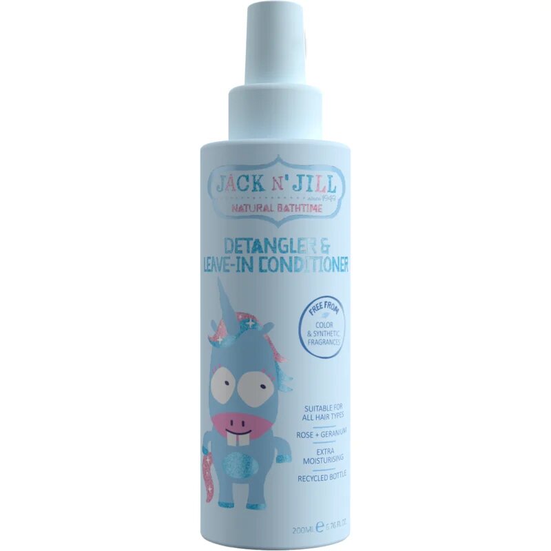 Jack N’ Jill Natural Bathtime Leave-in Conditioner balzam brez spiranja v pršilu za otroke 200 ml