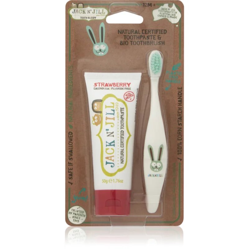 Jack N’ Jill Natural set zobne nege za otroke