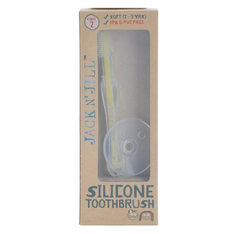 Jack N’ Jill Silicone zobna ščetka za otroke soft 12- 24 months 1 kos
