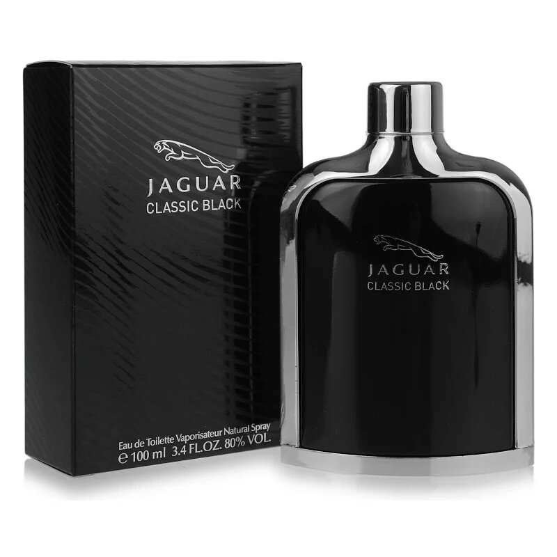 Jaguar Classic Black toaletna voda za moške 100 ml