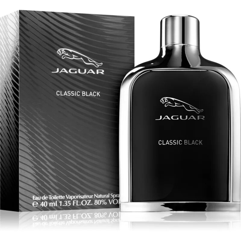 Jaguar Classic Black toaletna voda za moške 40 ml