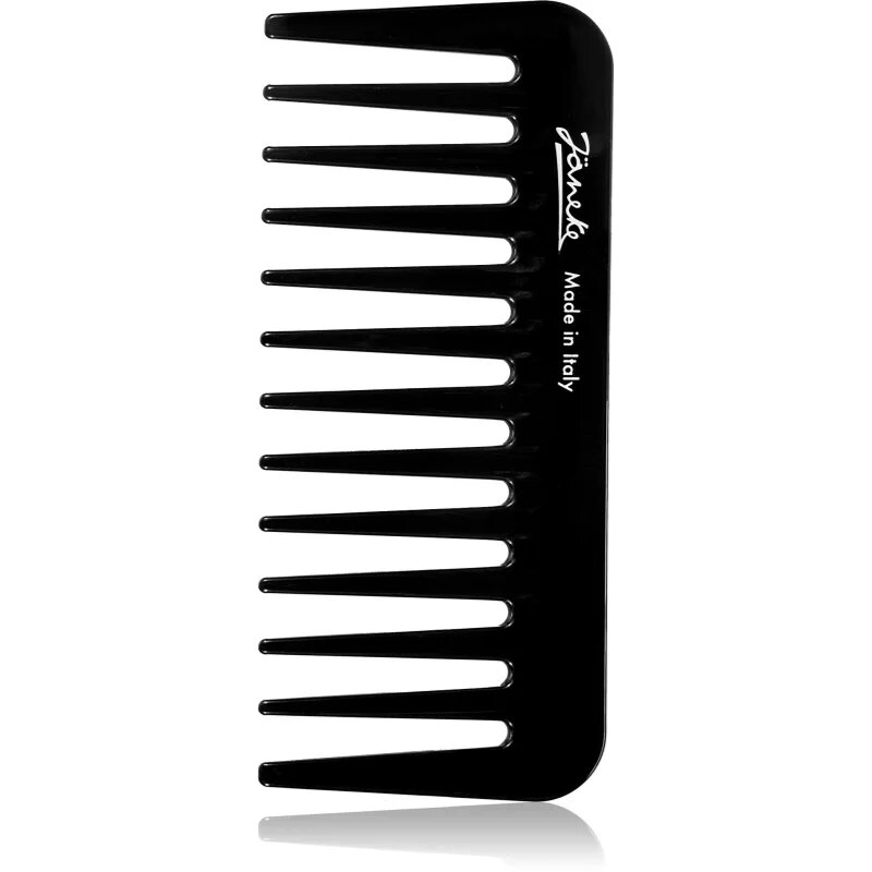 Janeke Black Line Small Supercomb glavnik za lase za nanašanje gelastih izdelkov 11 × 5 cm 1 kos