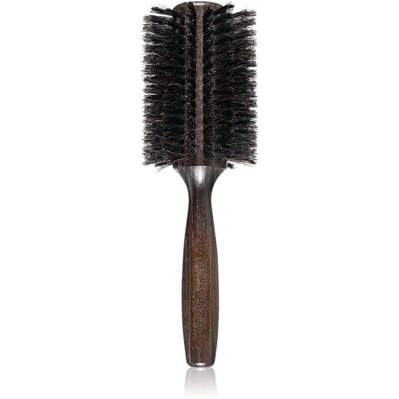 Janeke Bobinga Wood Hair-Brush Ø 70 mm lesena krtača za lase s ščetinami divjega prašiča 23 cm 1 kos