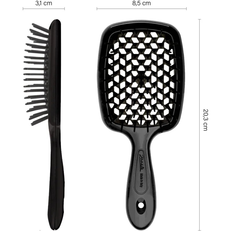 Janeke Carbon Fibre Pneumatic Brush krtača za lase 22 cm 1 kos