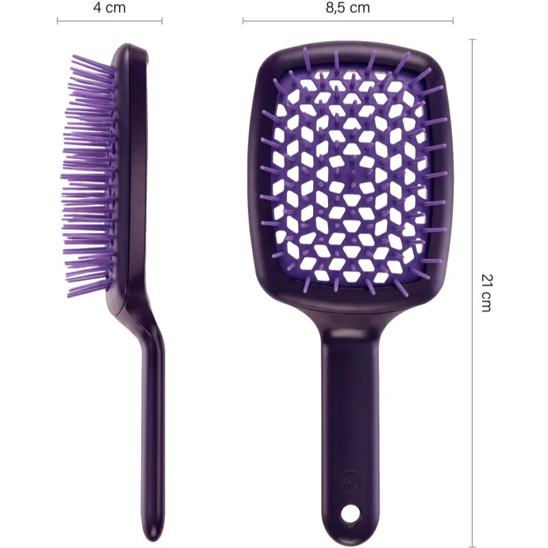 Janeke Curvy "M" Vented Brush ravna krtača za toplotno oblikovanje las 21 x 85 x 4 cm 1 kos
