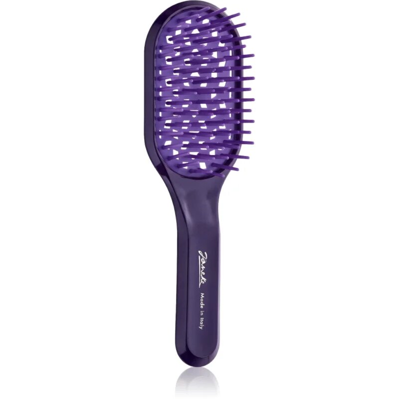 Janeke Curvy Vented Brush ravna krtača za hitrejše sušenje las 15x5 cm