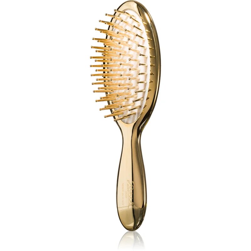 Janeke Gold Line Air-Cushioned Brush with Gold Pins ravna krtača 173 x 5 cm 1 kos