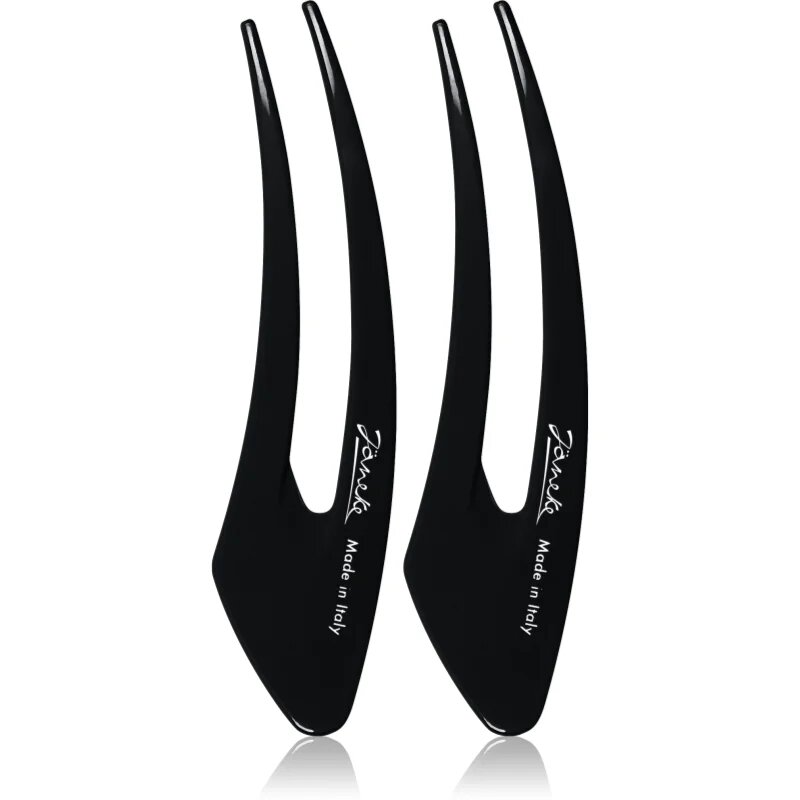Janeke Hair Clip sponke za lase Black 13 cm