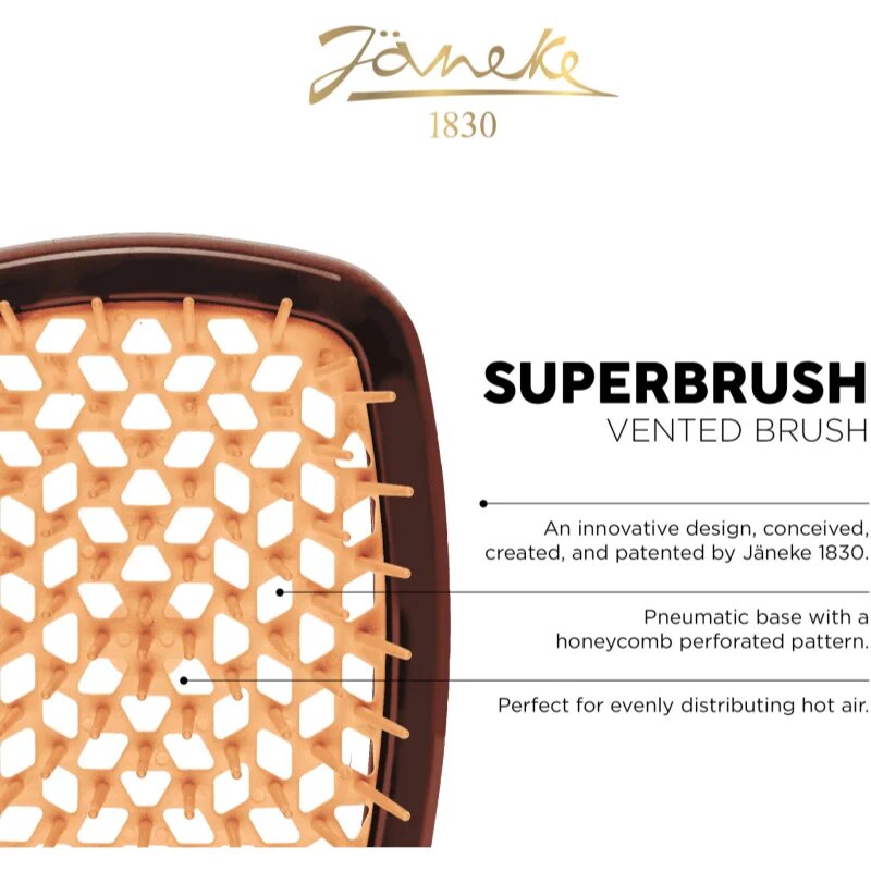 Janeke Superbrush ravna krtača za lase 1 kos