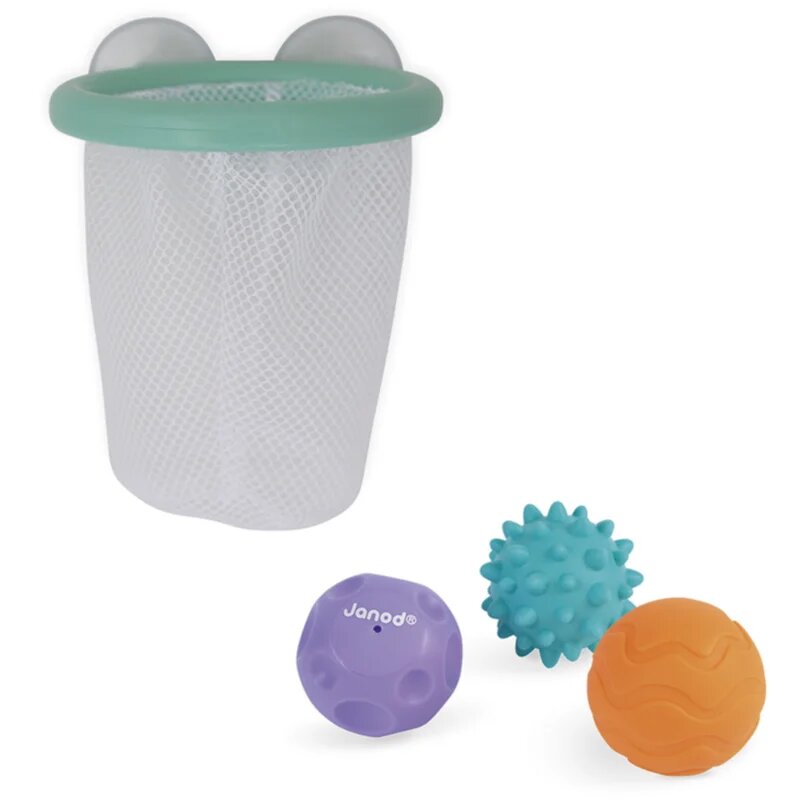 Janod Bath Basket igrača za v vodo 12m+ 3 kos