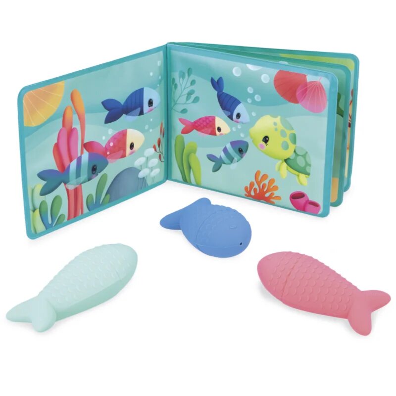 Janod Bath Book Party under the sea slikanica za v kad 10m+ 1 kos