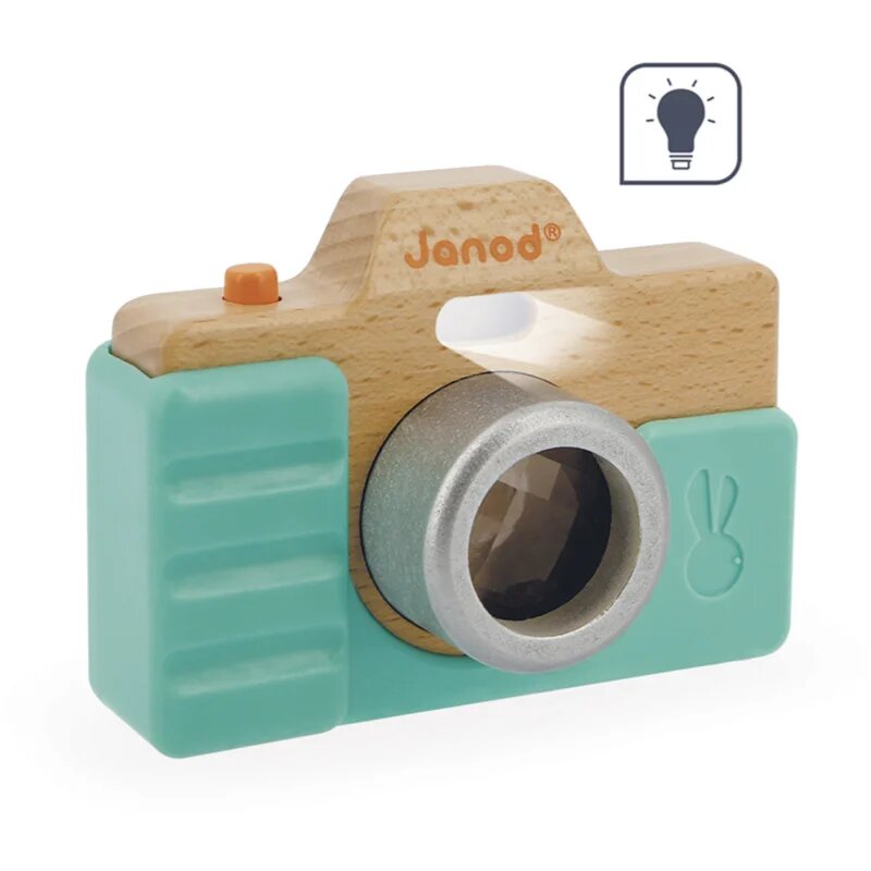 Janod Camera fotoaparat iz lesa 18m+ 1 kos